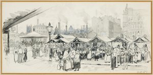 Flat Iron Market, Salford av Henry Edward Tidmarsh