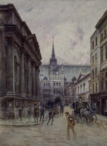 St. Lawrence Jewry och Guildhall av Henry Edward Tidmarsh