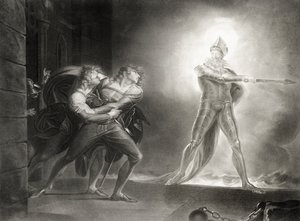 Hamlet, Akt I, Scen IV, av William Shakespeare (1564-1616) graverad av Robert Thew (1758-1802) av Johann Heinrich Füssli