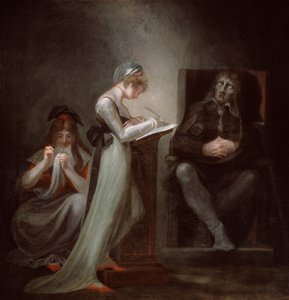 Milton dikterar till sin dotter av Johann Heinrich Füssli