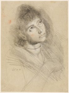 Porträtt av en kvinna (Martha Hess) av Johann Heinrich Füssli