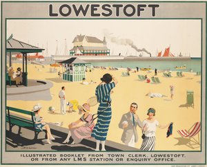 Affischreklam Lowestoft av Henry George Gawthorn