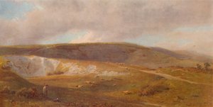 A Chalk Pit on the Downs, nära Eastbourne, 1871, 1935