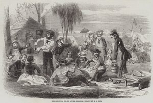 Jul Pic-Nic på grävningarna av Henry George Hine