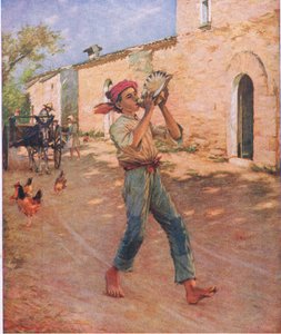 Gråtande fisk i Spanien, illustration från My Magazine, 1925