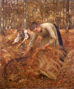 Samling Bracken, c.1899 av Henry Herbert La Thangue