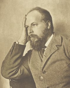 Hallam, Lord Tennyson, ca. 1893. av Henry Herschel Hay Cameron