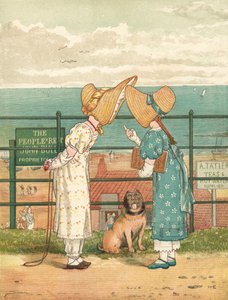 Skvaller människor (färg litho)