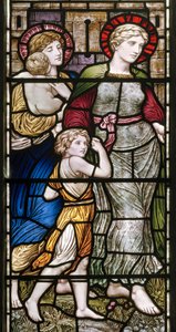 Buckland, St Mary, James Powell & Sons, Henry Holiday, The Barcote Chapel, Välgörenhet, 1889 av Henry Holiday