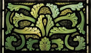 Bladmönster, Angels of Judgment Window, 1887 av Henry Holiday