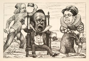Så stor var hans rädsla att hans väst blev en vit pub. 1876. av Henry Holiday