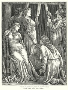 The Staff and Scrip (gravyr) av Henry Holiday