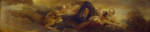Natt med Plejaderna, 1834 (olja på mahognypanel)
