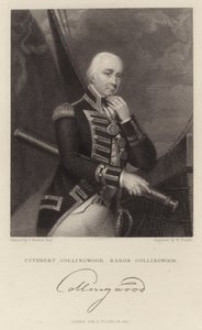 Porträtt av Cuthbert Collingwood av Henry Howard