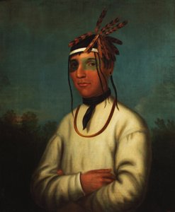 Caa-Tou-See (Chippewa) 1831 (olja på duk) av Henry Inman