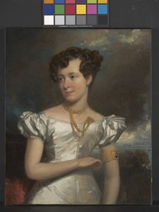 Porträtt av Clara Fisher (olja på duk)