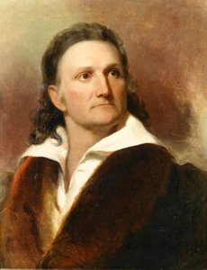Porträtt av J.J. Audubon (1785-1851) c.1833 (wc på papper)