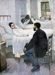 Besöksdag på sjukhuset, 1893