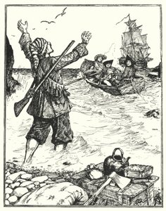 Alexander Selkirk (litho) av Henry Justice Ford
