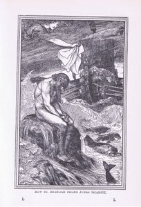 Hur St Brendan hittade Judas Iskariot, 1912 av Henry Justice Ford