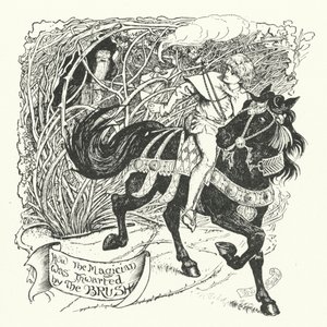 Hur trollkarlen blev hindrad av penseln (gravyr) av Henry Justice Ford