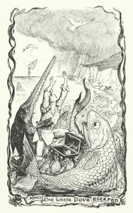 Hur den vita duvan flydde (gravyr) av Henry Justice Ford