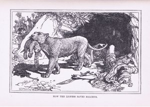 Hur lejoninnan räddade Malcus, 1912 av Henry Justice Ford