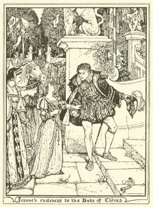 Jeannes elakhet mot hertigen av Cleves av Henry Justice Ford