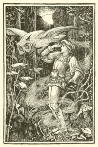 Jorinde och Joringel (gravyr) av Henry Justice Ford