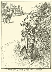 Lady Dalkeiths resa till Dover av Henry Justice Ford