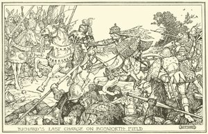 Richards sista laddning på Bosworth Field av Henry Justice Ford
