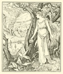 Sylvain och Jocosa (gravyr) av Henry Justice Ford