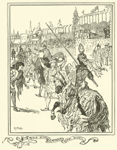 Kungen stoppar duellen (gravyr) av Henry Justice Ford
