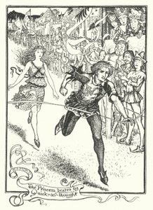 Prinsessan slagen av Quick-as-Thought (gravyr) av Henry Justice Ford
