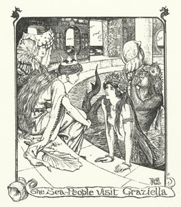 Sjöfolket besöker Graziella (gravyr) av Henry Justice Ford