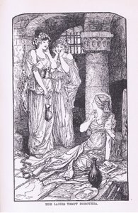Damerna frestar Dorethea, 1912 av Henry Justice Ford