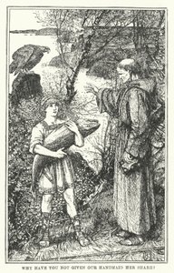 Varför har du inte gett vår tjänarinna hennes del? (litho) av Henry Justice Ford