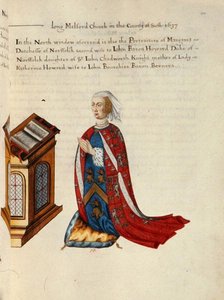 Margaret, andra hustru till John Howard Baron Howard, hertig av Norfolk