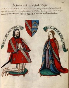 Sir John Howard III och hans andra fru Alice Tendring