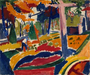 Trädgård, ca. 1915.
