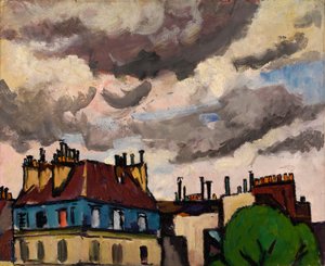 Tak och moln, Paris, 1910-1912.