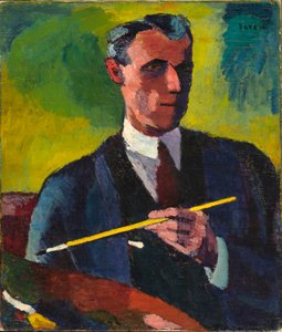 Självporträtt, 1910-1913. av Henry Lyman Saÿen