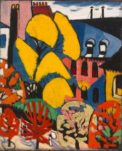 Träd, ca 1912-14 (olja på duk) av Henry Lyman Saÿen