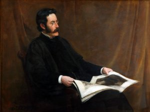 Sir James George Frazer (olja på duk) av Henry Macbeth Raeburn
