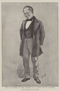 Mr W S Penley som Lord Markham i "A Little Ray of Sunshine" (litho)