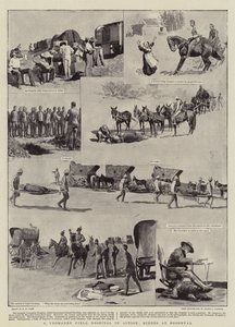 A Yeomanry Field Hospital in Action, Scener på Roodeval av Henry Marriott Paget