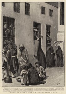 Mata de hungriga, en scen i ett provinsfängelse i Egypten av Henry Marriott Paget