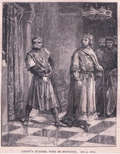 Henrys gräl med De Montfort av Henry Marriott Paget