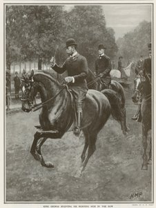 King Georges dagliga åktur i Hyde Park av Henry Marriott Paget
