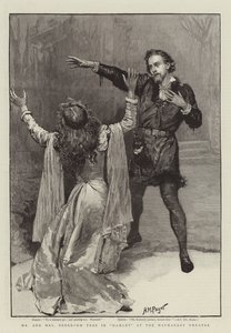 Mr and Mrs Beerbohm Tree i Hamlet på Haymarket Theatre